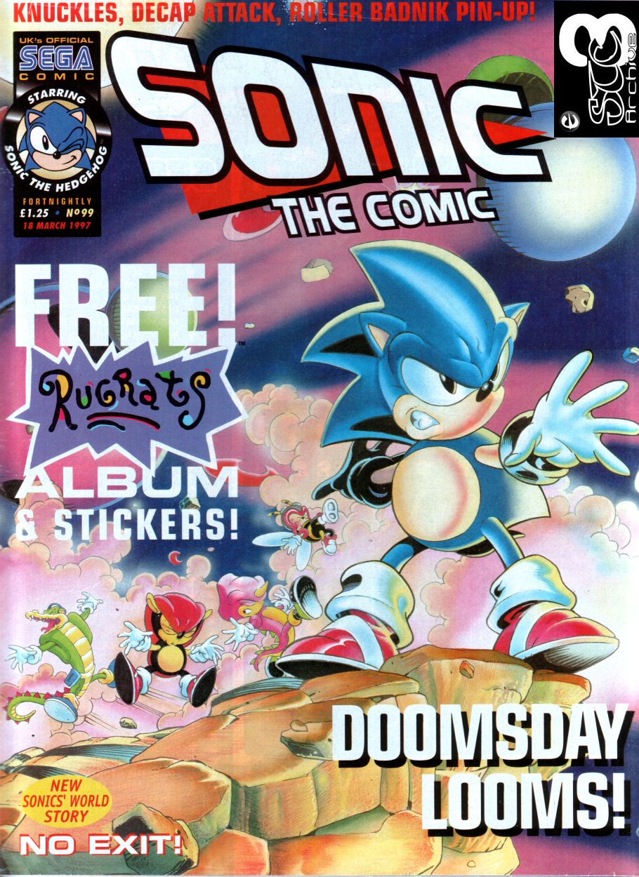 Sonic - The Comic Issue No. 099 Comic cover page